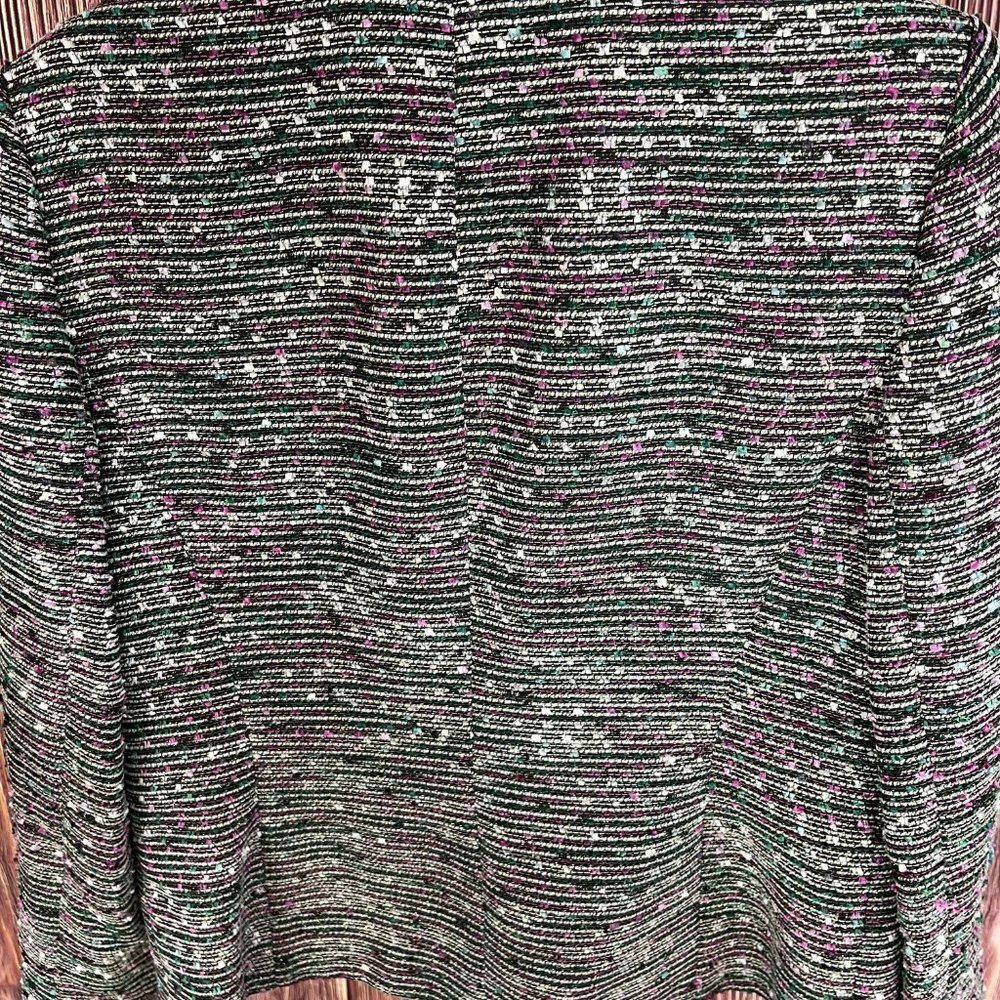 Kasper Women's Black Multicolor Tweed Blazer - Picture 4 of 4